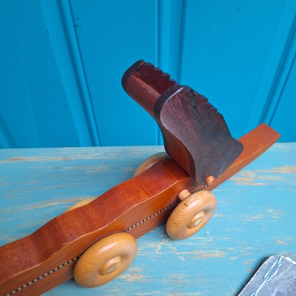 Wood Alligator Mascot Crocodile Gator Lover Gift Handmade Wooden Toy Home Decor - Picture 6 of 15